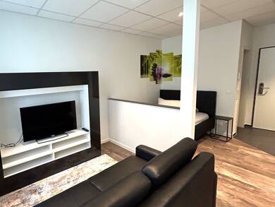 Studio zur Miete Wohnen auf Zeit 1.395 € 1 Zimmer 25 m² Triftstraße Niederrad Frankfurt am Main 60528