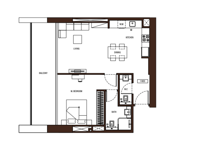 Wohnung zum Kauf - Erstbezug provisionsfrei 328.808 € 2 Zimmer 77,9 m² frei ab sofort Dubai