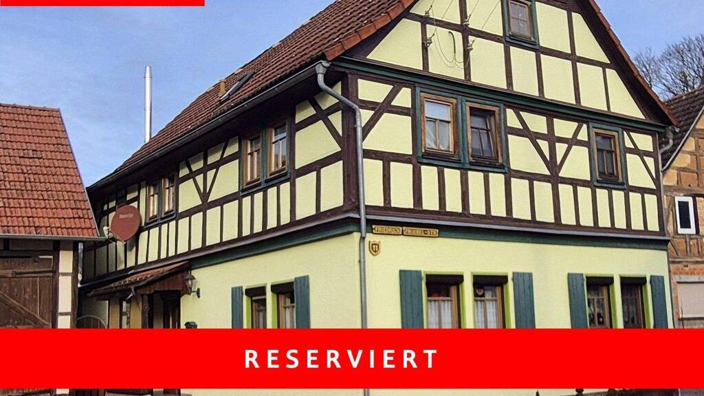 Einfamilienhaus zum Kauf 137.000 € 4 Zimmer 85 m² 823 m² Grundstück Schweina Bad Liebenstein 36448