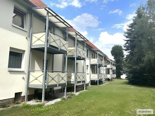 Wohnung zur Miete 350 € 2 Zimmer 41,9 m² 1. Geschoss Ernst-Tenner-Straße 4 Schkeuditz 04435