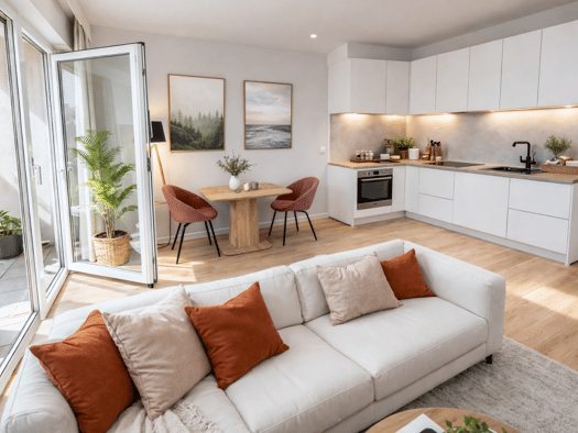 Terrassenwohnung zum Kauf - Neubau provisionsfrei 384.000 € 2 Zimmer 52,3 m² EG Breite Straße 15 Nufringen 71154