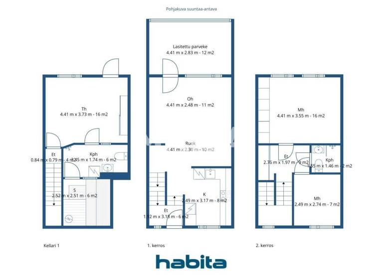 Reihenmittelhaus zum Kauf 769.000 € 4 Zimmer 94 m² Lounaisväylä 19 Helsinki 00200