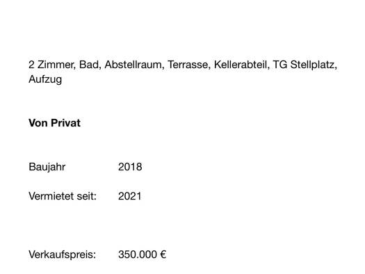 Wohnung zum Kauf provisionsfrei 2 Zimmer 60 m² EG Bad Abbach Bad Abbach 93077