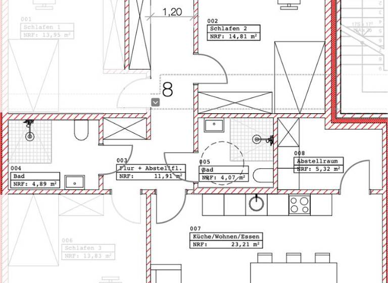 Wohnung zur Miete 345 € 2 Zimmer 14,8 m² 1. Geschoss Darme Lingen 49809