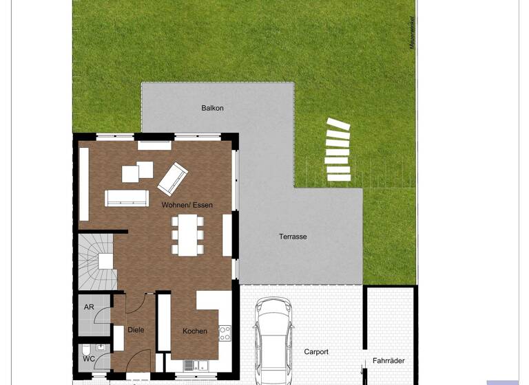 Doppelhaushälfte zum Kauf provisionsfrei 890.000 € 5 Zimmer 187 m² 404 m² Grundstück Neuweier Baden-Baden 76534