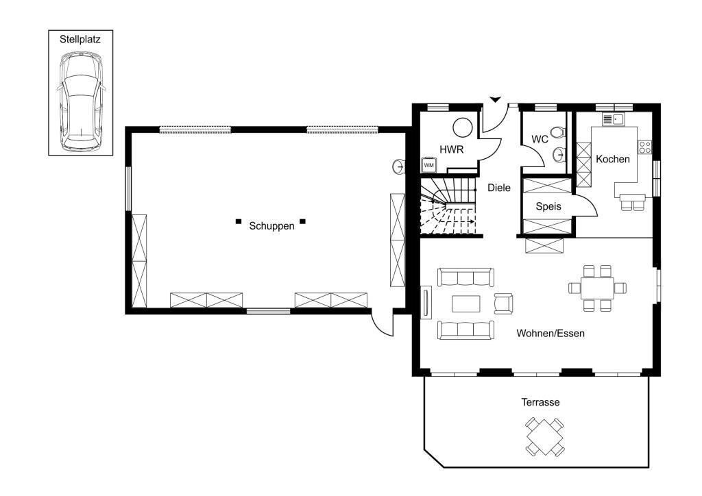 Einfamilienhaus zum Kauf 695.000 € 5,5 Zimmer 168,5 m²<br/>Wohnfläche 655 m²<br/>Grundstück Hopfau Sulz am Neckar 72172