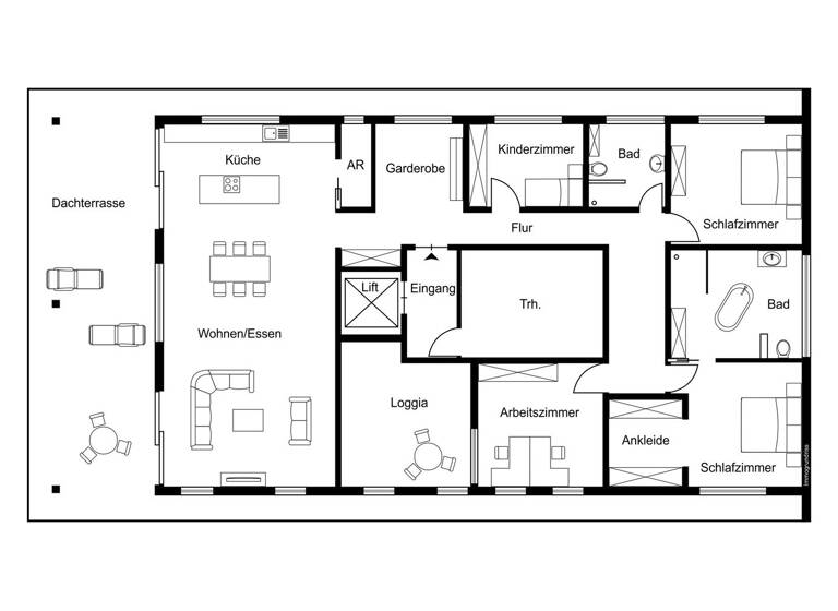 Wohnung zum Kauf 5 Zimmer 222,1 m² Agathe-Fessler-Straße 13 Bregenz 6900