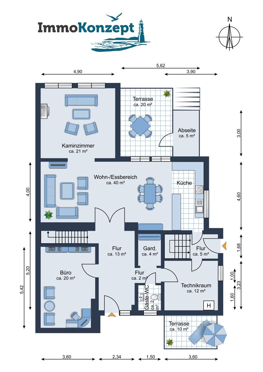 Doppelhaushälfte zum Kauf 7 Zimmer 242 m²<br/>Wohnfläche 1.294 m²<br/>Grundstück Lubmin 17509