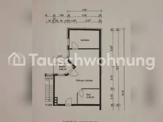 Wohnung zur Miete Tauschwohnung 450 € 2 Zimmer 56 m² Lutherplatz Halle (Saale) 06110