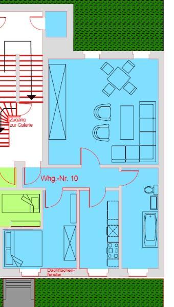 Wohnung zur Miete 335 € 2 Zimmer 66 m²<br/>Wohnfläche Eulitzstraße 21 Kaßberg 915 Chemnitz 09112