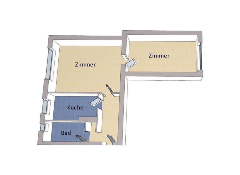 Wohnung zum Kauf 150.000 € 2 Zimmer 58 m² Spandau Berlin 13585