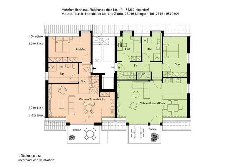 Maisonette zum Kauf 485.000 € 3 Zimmer 98,1 m² Hochdorf 73269