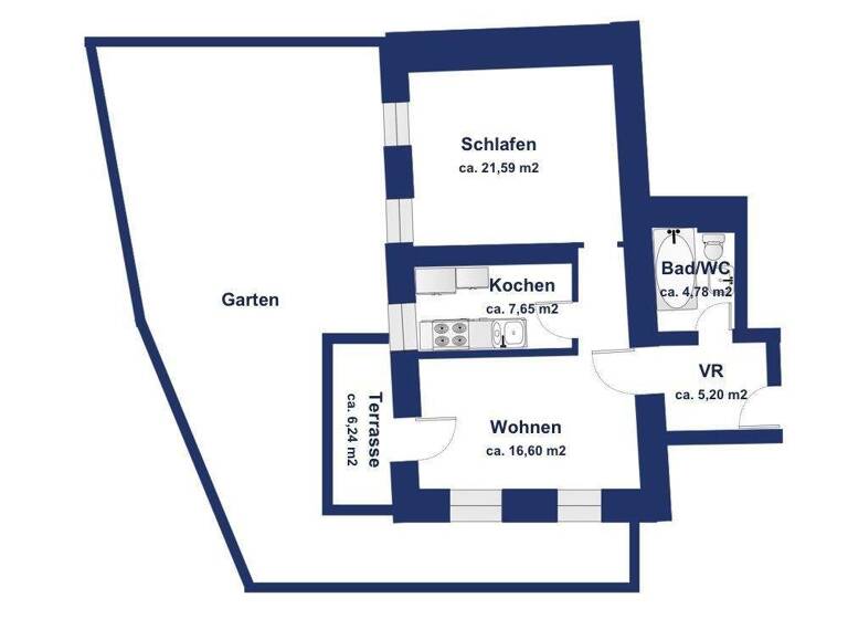 Wohnung zur Miete 745 € 2 Zimmer 61 m² frei ab sofort Hallein 5400