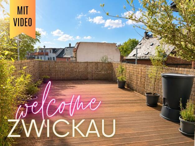 Wohnung zur Miete 925 € 3 Zimmer 132,3 m² 2. Geschoss Innere Plauensche Straße 23 Innenstadt Zwickau 08056