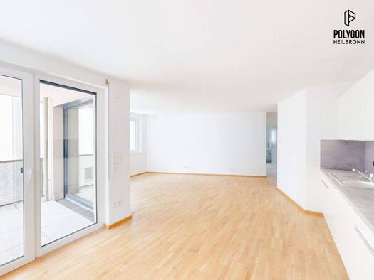 Wohnung zur Miete - Erstbezug 1.230 € 3 Zimmer 79,4 m² 2. Geschoss Happelstraße 43 Heilbronn 74074