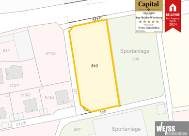 Grundstück zum Kauf 75.000 € 3.000 m² Grundstück Herchsheim Giebelstadt 97232