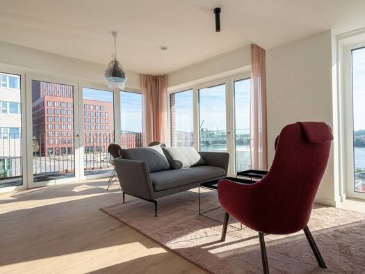 Wohnung zur Miete 2.578 € 3 Zimmer 76,4 m² 2. Geschoss frei ab 01.12.2026 Kirchenpauerstraße Kleiner Grasbrook Hamburg 20457