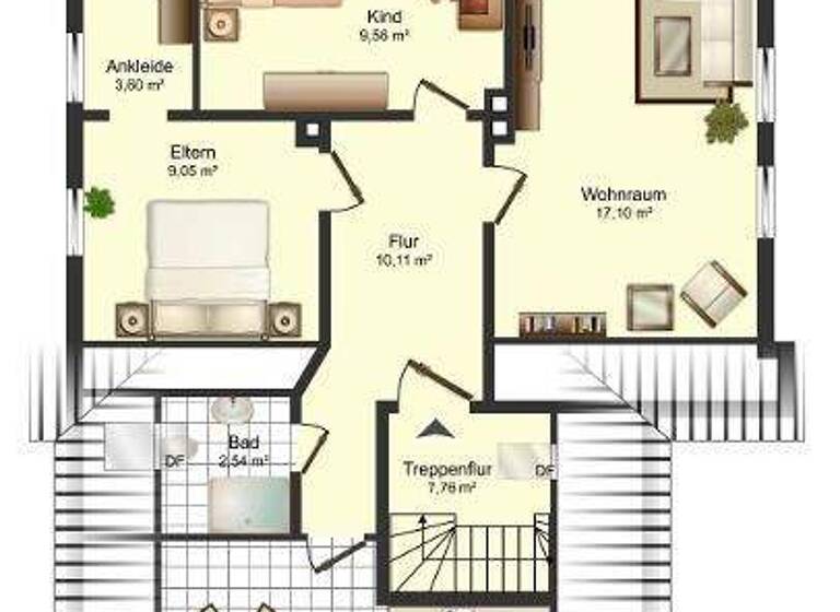 Wohnung zur Miete 545 € 3,5 Zimmer 77,8 m² 1. Geschoss frei ab 01.05.2026 Königsberger Straße 33 Stubben Beverstedt 27616