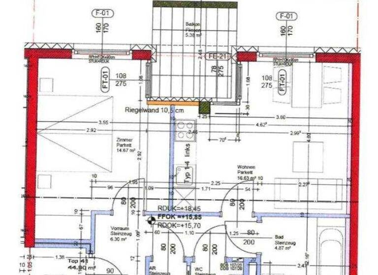Wohnung zur Miete 471 € 2 Zimmer 44,2 m² 2. Geschoss Lend Graz 8020