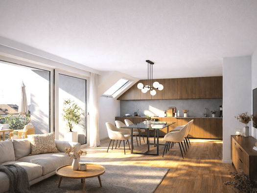 Wohnung zum Kauf - Neubau provisionsfrei 586.000 € 3 Zimmer 80,3 m² 2. Geschoss Uhlandstraße Gärtringen Gärtringen 71116