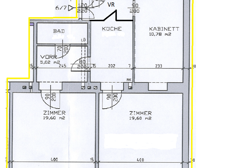 Wohnung zum Kauf 299.000 € 3 Zimmer 71,7 m² 1. Geschoss Holochergasse Wien 1150