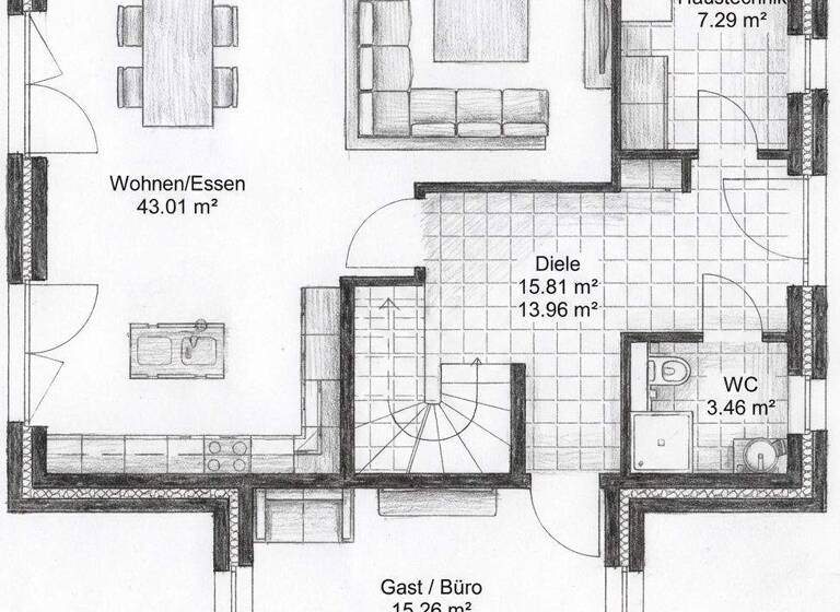 Doppelhaushälfte zum Kauf 795.000 € 6 Zimmer 165 m² 402 m² Grundstück Poppenbüttel Hamburg 22399