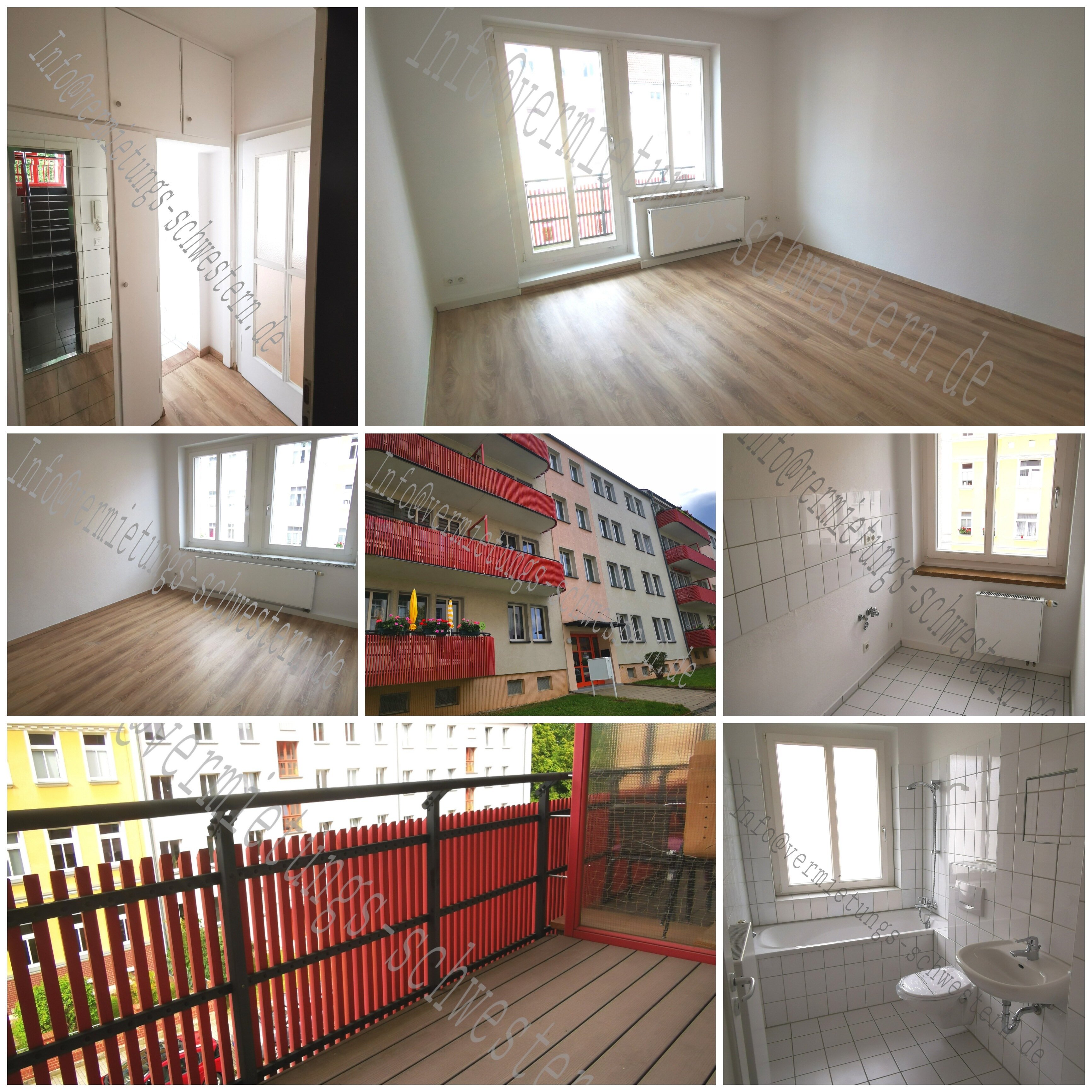 Wohnung zur Miete 260 € 2 Zimmer 44,1 m²<br/>Wohnfläche 2.<br/>Geschoss Cranachstraße 3 Lutherviertel 221 Chemnitz 09126