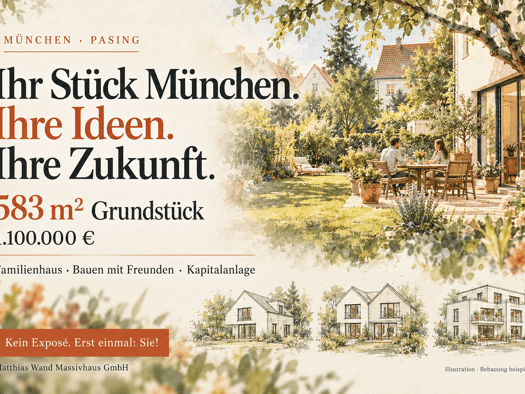 Grundstück zum Kauf 1.100.000 € 583 m² Grundstück Pasing-Obermenzing München 81243