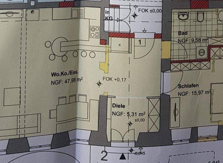 Wohnung zur Miete 665 € 2 Zimmer 80 m² EG frei ab sofort Nennslingen 91790