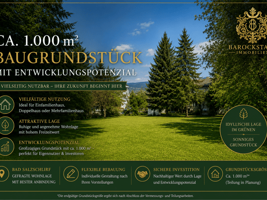 Grundstück zum Kauf 119.000 € 1.000 m² Grundstück Bad Salzschlirf 36364