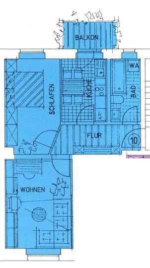 Wohnung zur Miete 267 € 2 Zimmer 51,3 m²<br/>Wohnfläche EG<br/>Geschoss ab sofort<br/>Verfügbarkeit Haydnstr. 2 we 25 Kappel 822 Chemnitz 09119