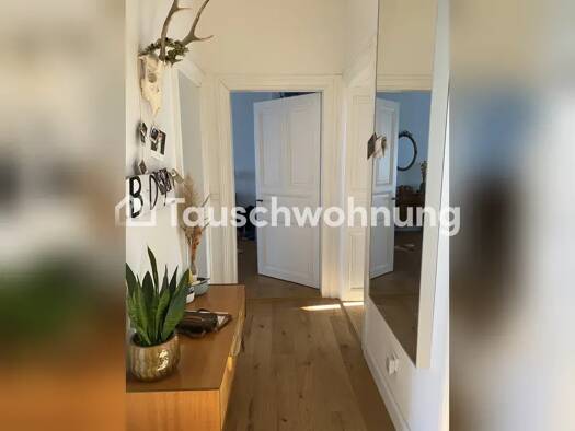 Wohnung zur Miete Tauschwohnung 1.100 € 3 Zimmer 90 m² 2. Geschoss Wiesbaden Westend, Bleichstraße 65195