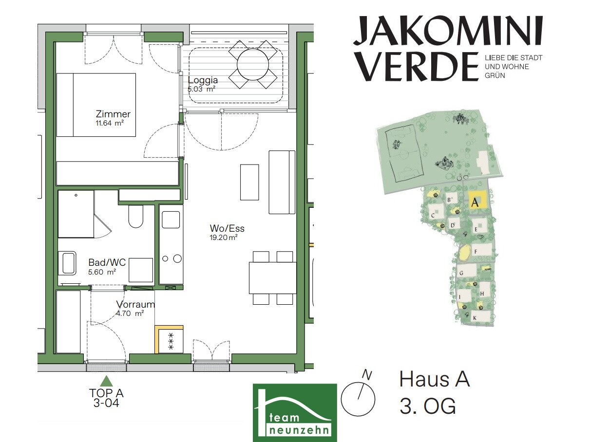 Wohnung zur Miete 524 € 2 Zimmer 41,5 m²<br/>Wohnfläche 3.<br/>Geschoss Kasernstraße 30A Jakomini Graz 8010