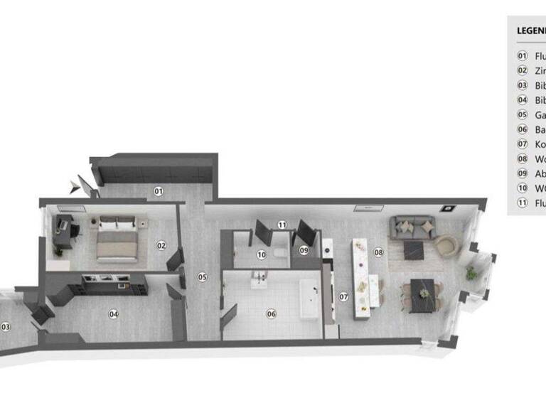 Studio zur Miete 1.500 € 3 Zimmer 112 m² 2. Geschoss frei ab 01.05.2026 Altstadt Wasserburg am Inn 83512