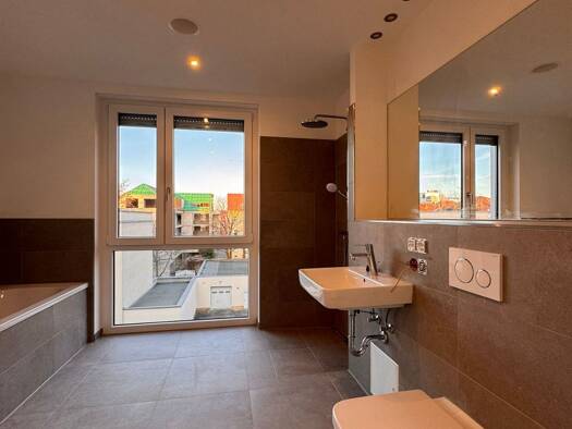 Maisonette zur Miete - Erstbezug 2.229 € 5 Zimmer 111,5 m² 3. Geschoss frei ab sofort Friedrich-Bosse-Straße 67 Möckern Leipzig 04159