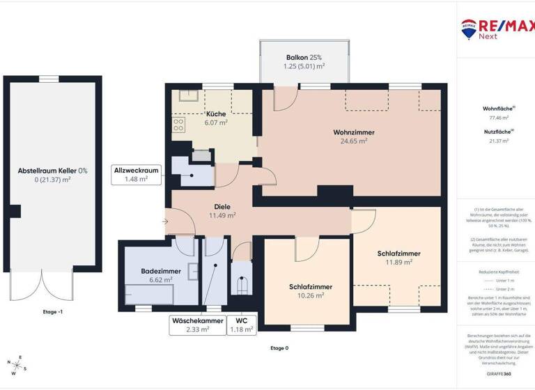 Wohnung zum Kauf 185.000 € 3 Zimmer 79,9 m² 2. Geschoss frei ab 01.08.2026 Trausdorf an der Wulka 7061