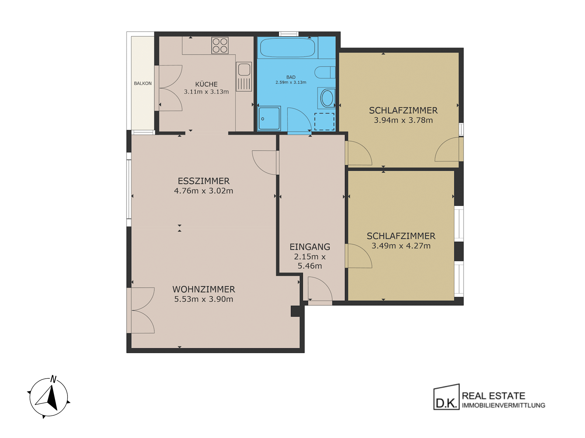 Wohnung zum Kauf 549.000 € 3 Zimmer 98,5 m²<br/>Wohnfläche 4.<br/>Geschoss Lichtenrade Berlin 12305