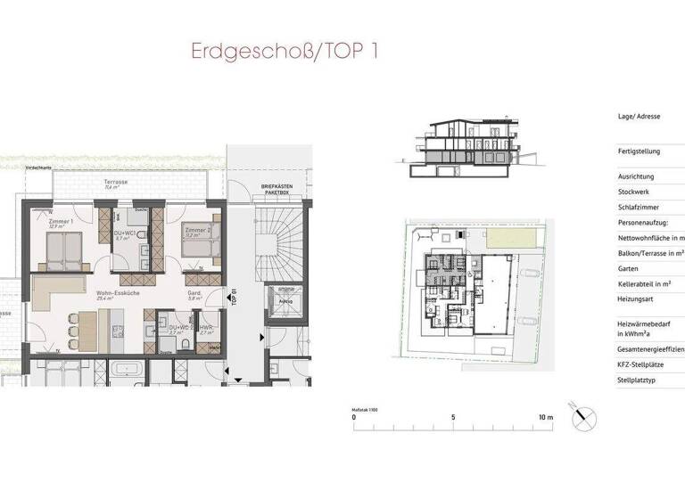 Wohnung zum Kauf - Erstbezug 595.000 € 3 Zimmer 67,4 m² EG Kirchdorf in Tirol 6382
