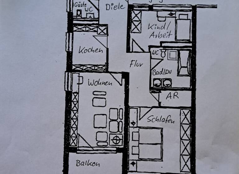 Wohnung zum Kauf 245.000 € 3 Zimmer 73 m²<br/>Wohnfläche ab sofort<br/>Verfügbarkeit Neuröthenbach Nürnberg 90449