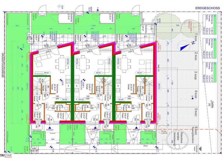 Reihenmittelhaus zum Kauf - Erstbezug 479.000 € 4 Zimmer 112 m² frei ab 01.06.2026 Fischamend 2401