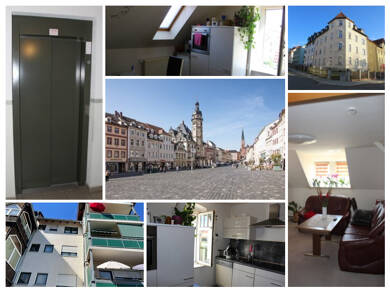 Wohnung zum Kauf 69.000 € 2 Zimmer 60,3 m² Dachgeschoss, 4. Geschoss Südvorstadt Altenburg 04600