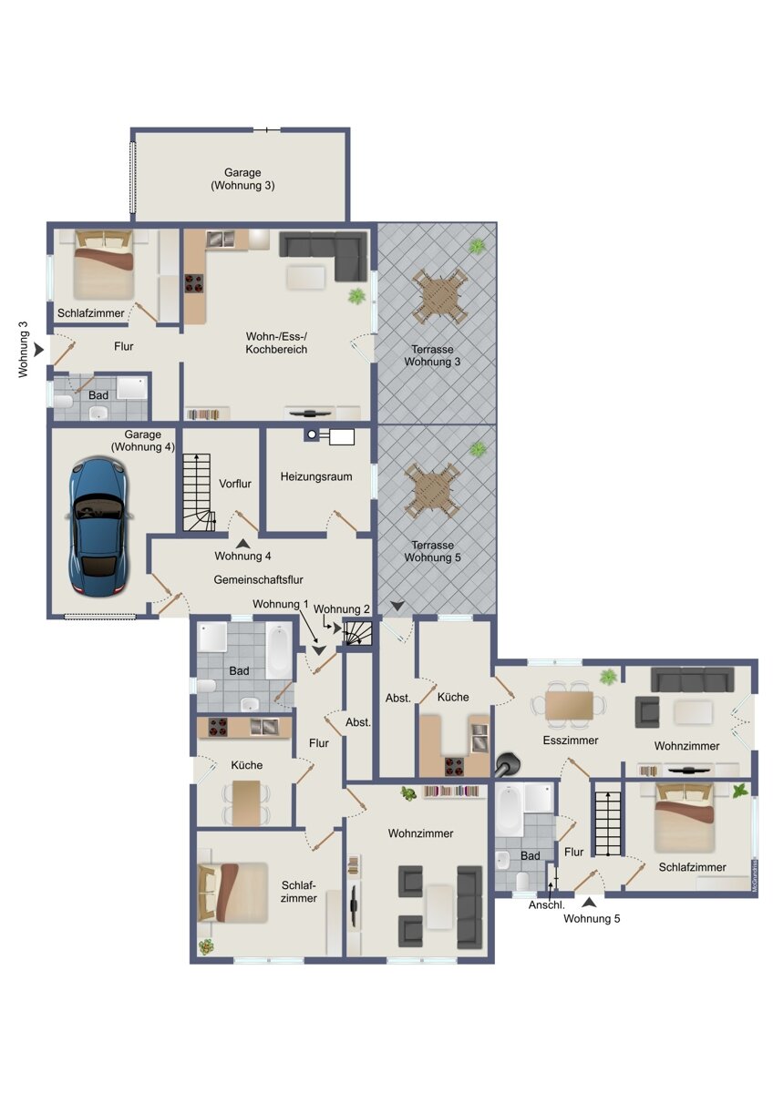 Mehrfamilienhaus zum Kauf 429.000 € 14 Zimmer 369 m²<br/>Wohnfläche 1.592 m²<br/>Grundstück Wiesmoor Wiesmoor 26639