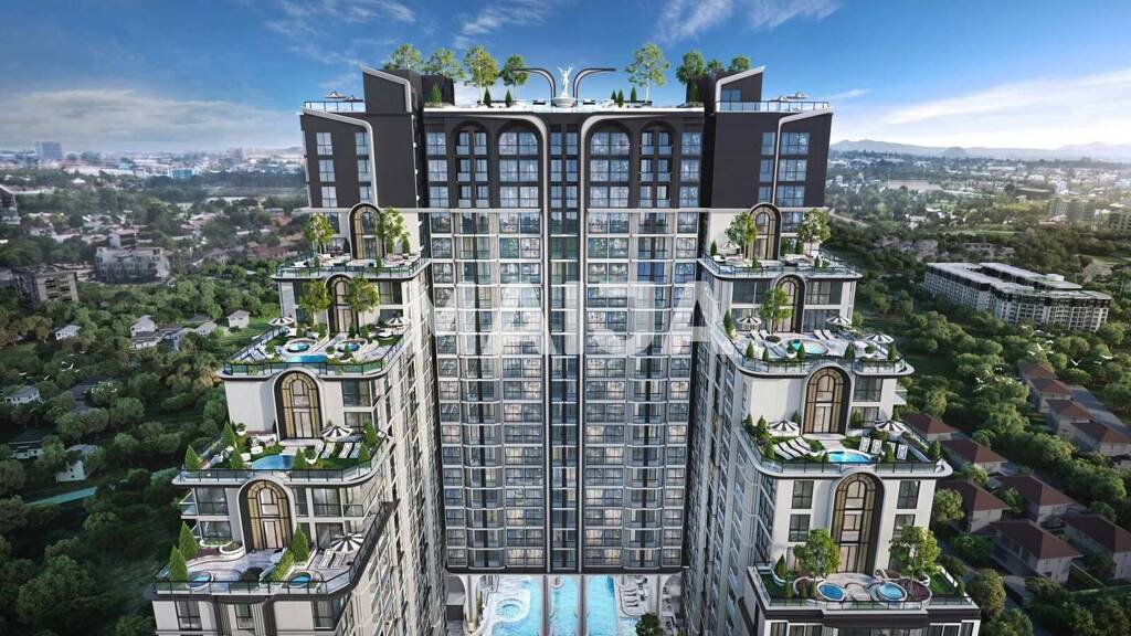 Studio zum Kauf 171.921 € 3 Zimmer 51 m² 9. Geschoss Jomtien Second Road Pattaya 20150