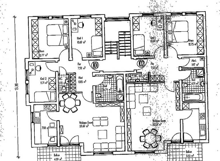 Wohnung zum Kauf 153.400 € 3 Zimmer 76,7 m² 2. Geschoss Königsbrück 01936