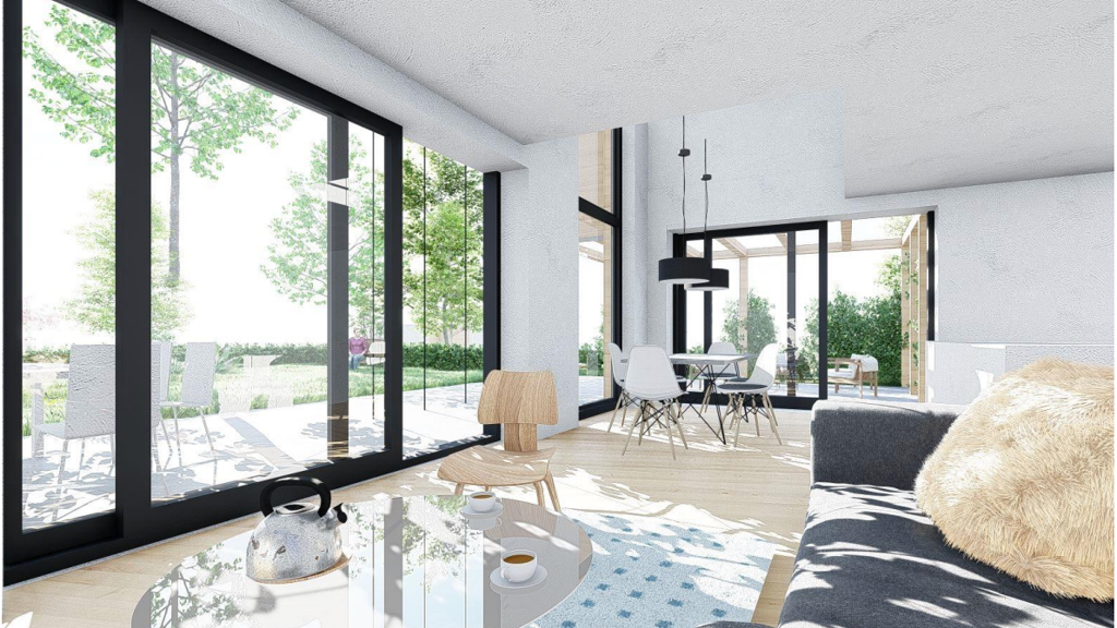 Doppelhaushälfte zum Kauf - Erstbezug 480.000 € 4 Zimmer 124,4 m² 514,1 m² Grundstück Horn 3580