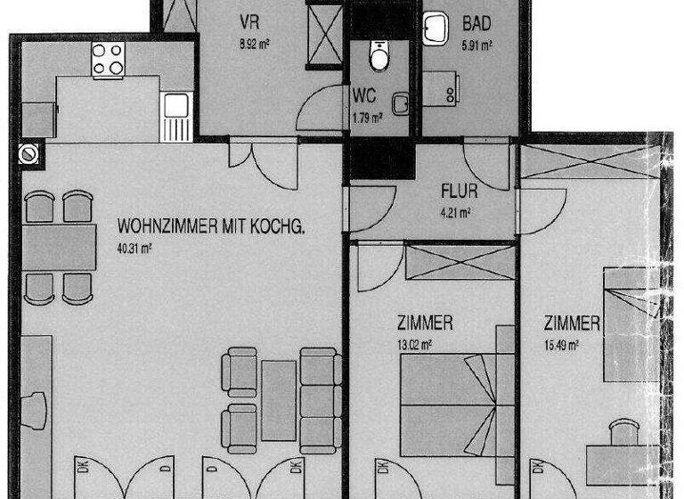 Terrassenwohnung zum Kauf 400.000 € 91,4 m² 7. Geschoss Wien 1100