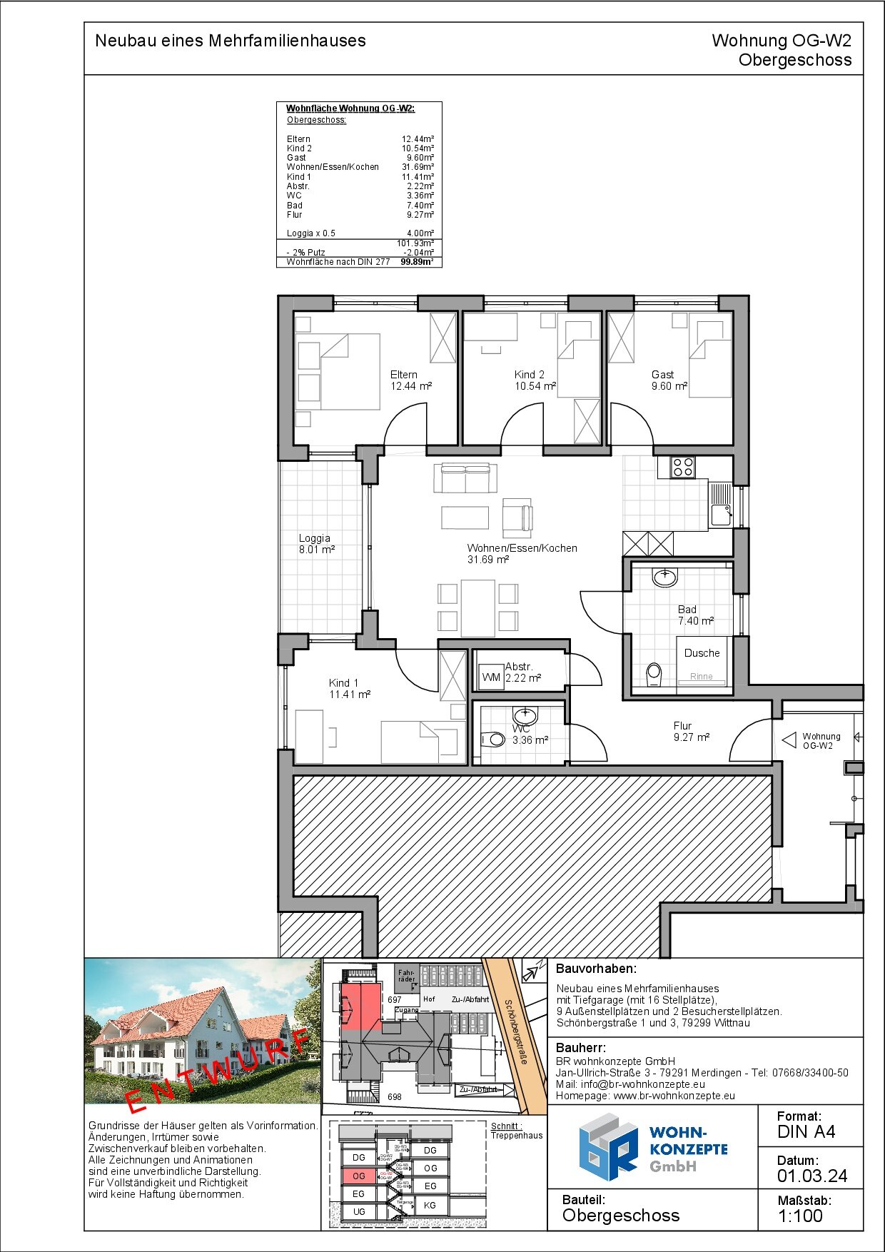 Wohnung zum Kauf provisionsfrei 710.000 € 5,5 Zimmer 99,8 m²<br/>Wohnfläche 1.<br/>Geschoss Schönbergstraße Wittnau 79299