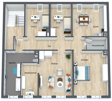 Wohnung zum Kauf als Kapitalanlage geeignet 104.000 € 5 Zimmer 111 m² Naumburg Naumburg (Saale) 06618