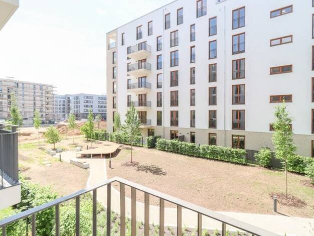 Wohnung zur Miete - Erstbezug 1.894 € 4 Zimmer 105,8 m² 1. Geschoss frei ab 01.01.2026 Goldina-Hirschberg-Straße 2 Bockenheim Frankfurt-Bockenheim 60486