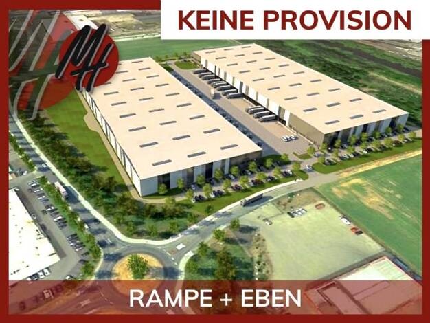 Lagerhalle zur Miete - Erstbezug provisionsfrei 65.000 m² Lagerfläche teilbar von 13.000 m² bis 65.000 m² Rückingen Erlensee 63526